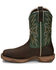 Image #3 - Tony Lama Men's Bartlett Amber Western Work Boots - Steel Toe, Brown, hi-res