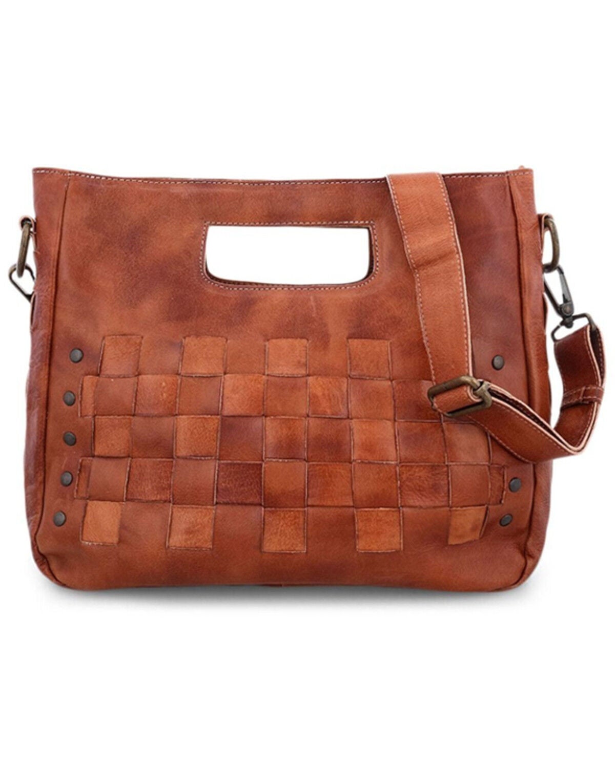 Image #1 - Bed Stu Women's Orchid Dip Dye Crossbody Handbag, Tan, hi-res