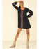 Wrangler Retro Women's Black Embroidered Long Sleeve Dress , Black, hi-res