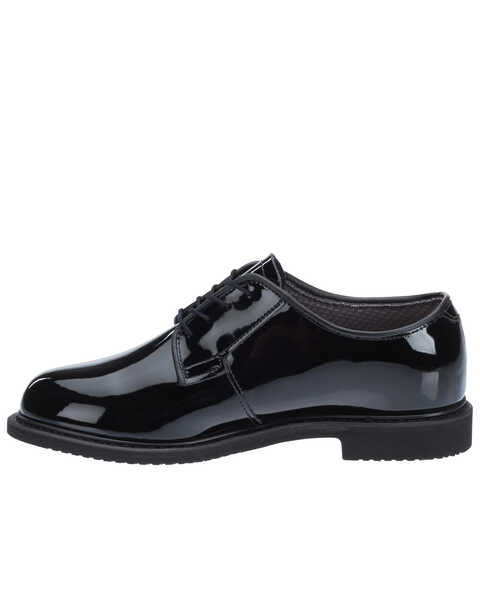 Image #3 - Bates Women's Lites High Gloss Oxford Shoes - Round Toe, Black, hi-res