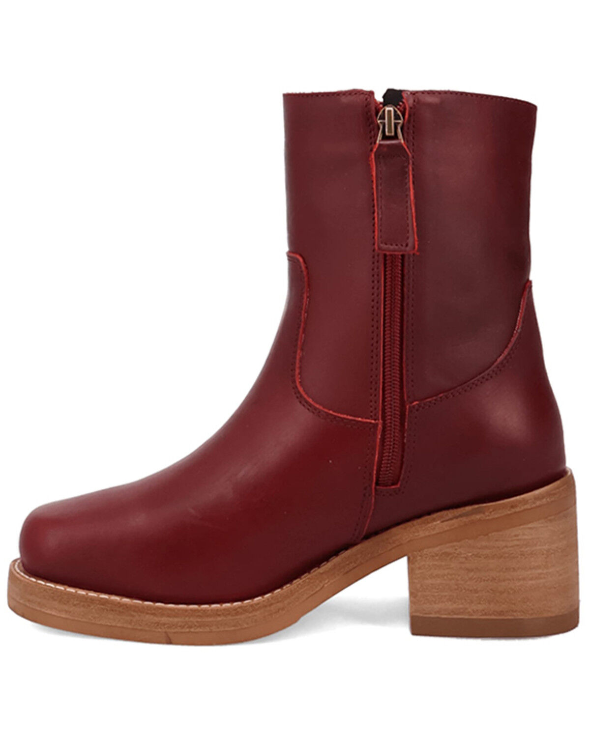 Image #3 - Dingo Women's Roxy Fashion Booties - Round Toe, Wine, hi-res