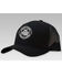 RopeSmart Men's Black Hawg Gear Rubber Logo Mesh-Back Trucker Cap, Black, hi-res