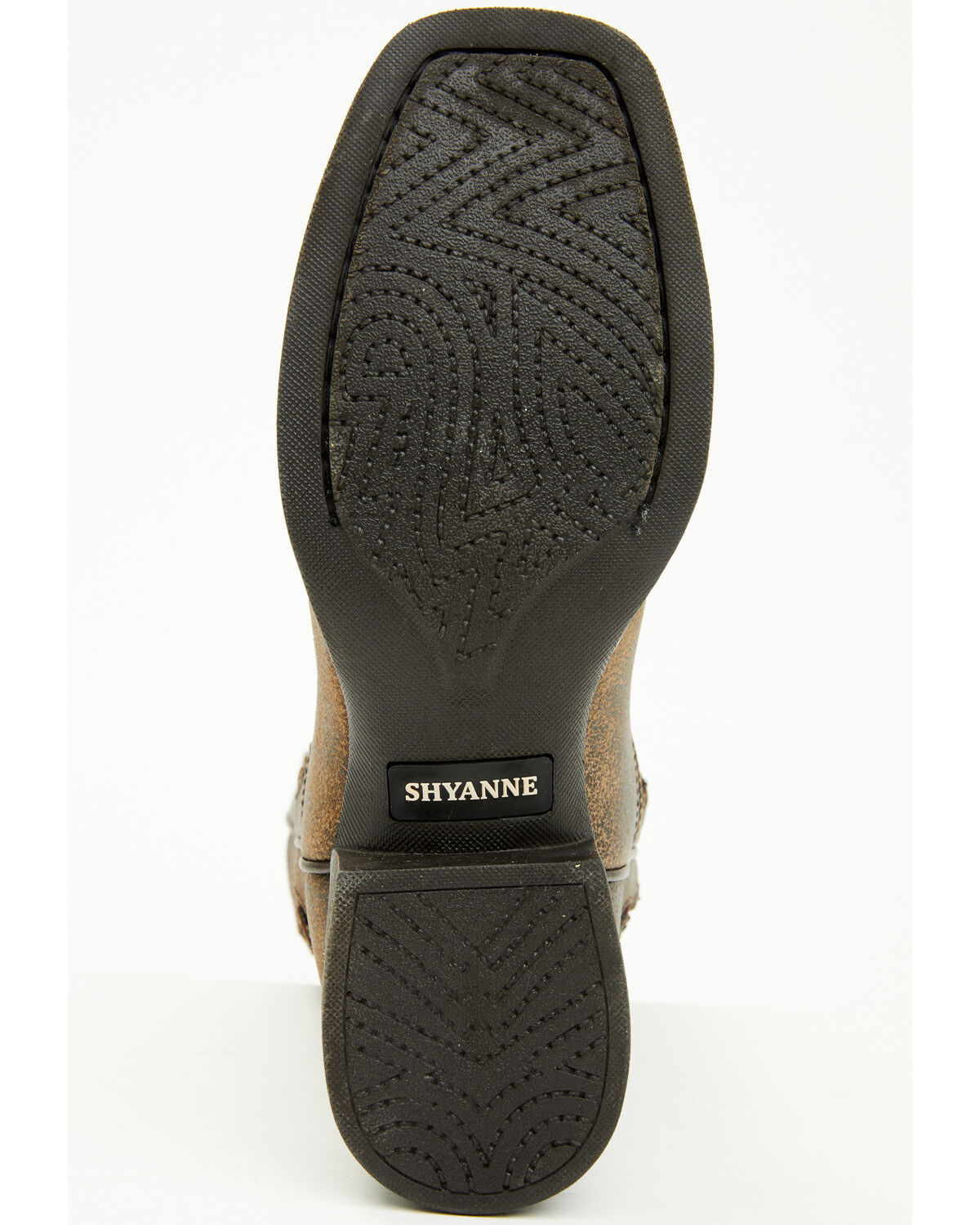 Image #7 - Shyanne Women's Gia Short Western Boots - Broad Square Toe, Brown, hi-res