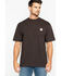 Carhartt Men's Loose Fit Heavyweight Logo Pocket Work T-Shirt, Dark Brown, hi-res