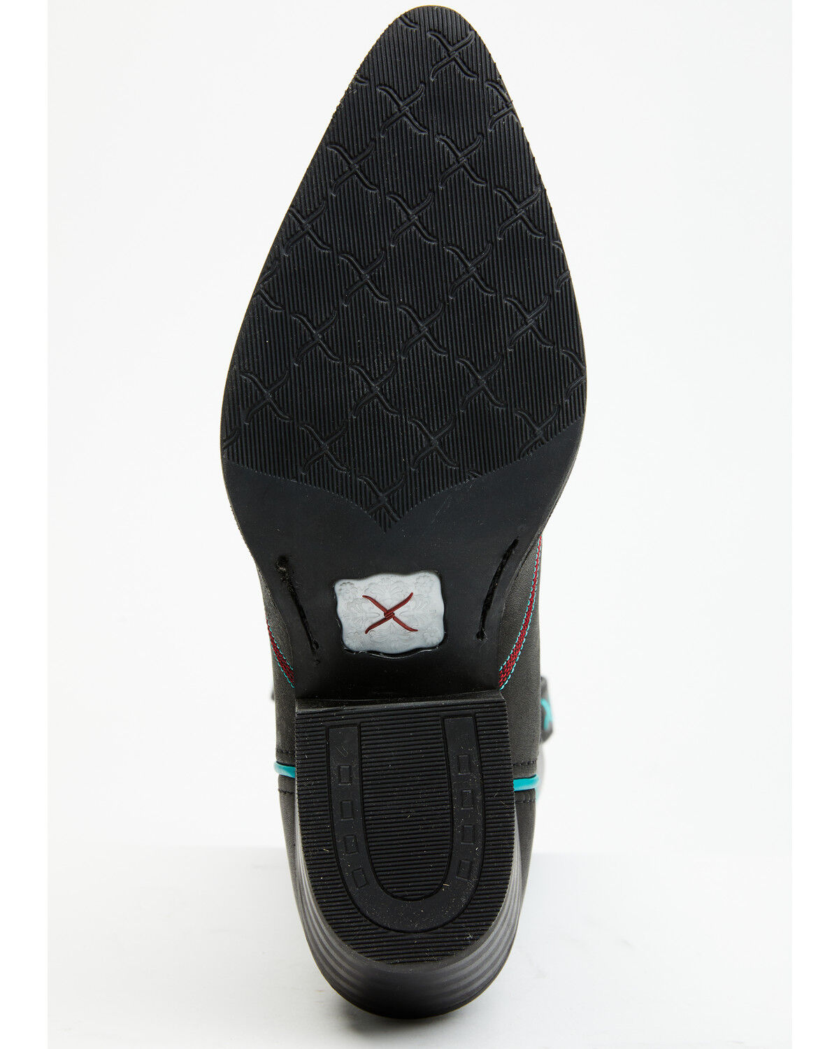 Image #7 - Twisted X Women's 12" Western Boots - Snip Toe, Black, hi-res