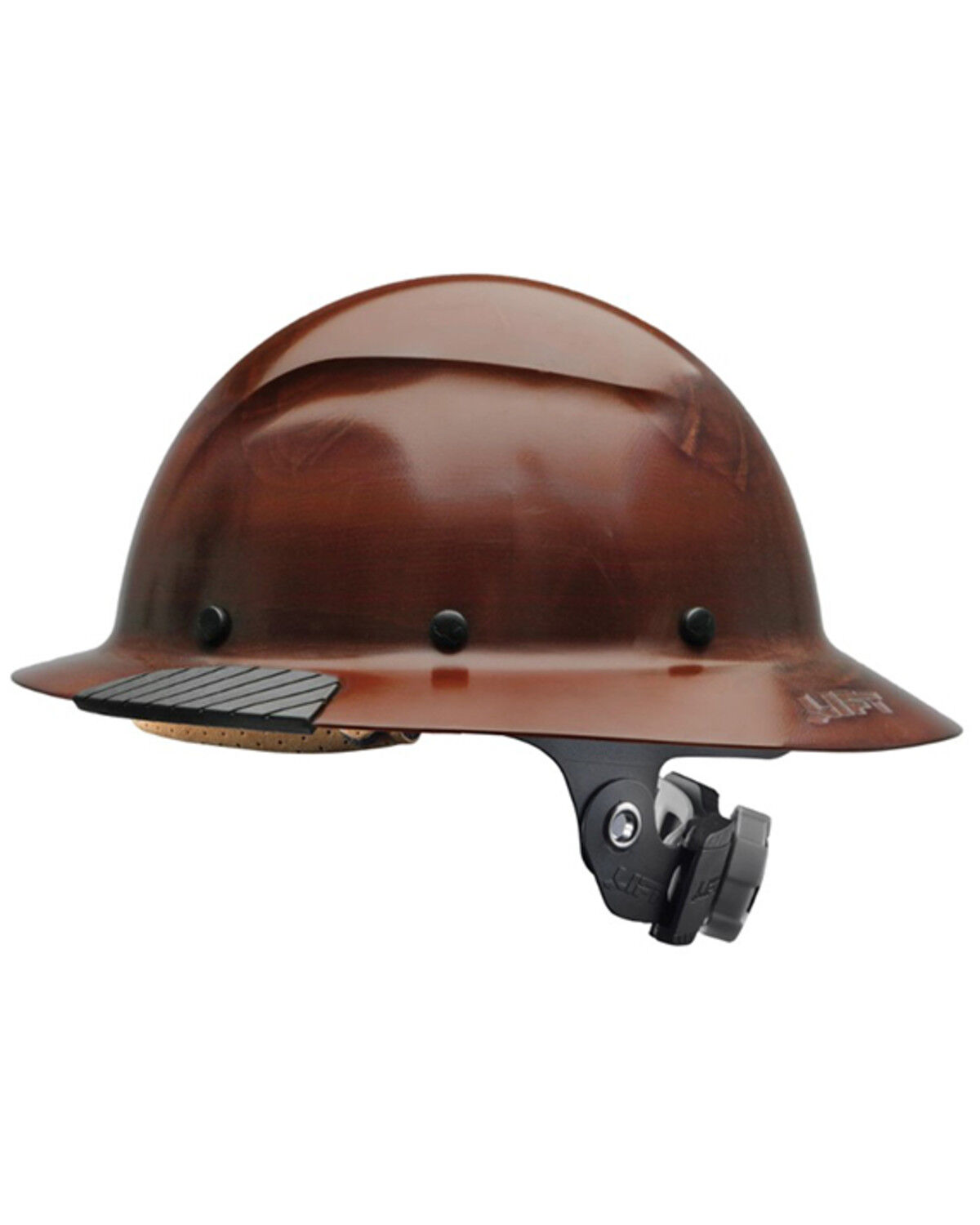 Image #4 - Lift Safety Dax Fiber Resin ANSI-G, TYPE 1 Full Brim Hard Hat, Brown, hi-res