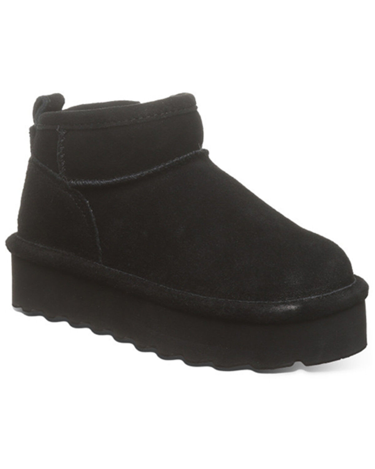 Image #1 - Bearpaw Girls' Retro Shorty Casual Boots, Black, hi-res