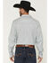 Image #4 - Cody James Men's Day Job Geo Print Long Sleeve Button-Down Stretch Western Shirt, Blue, hi-res