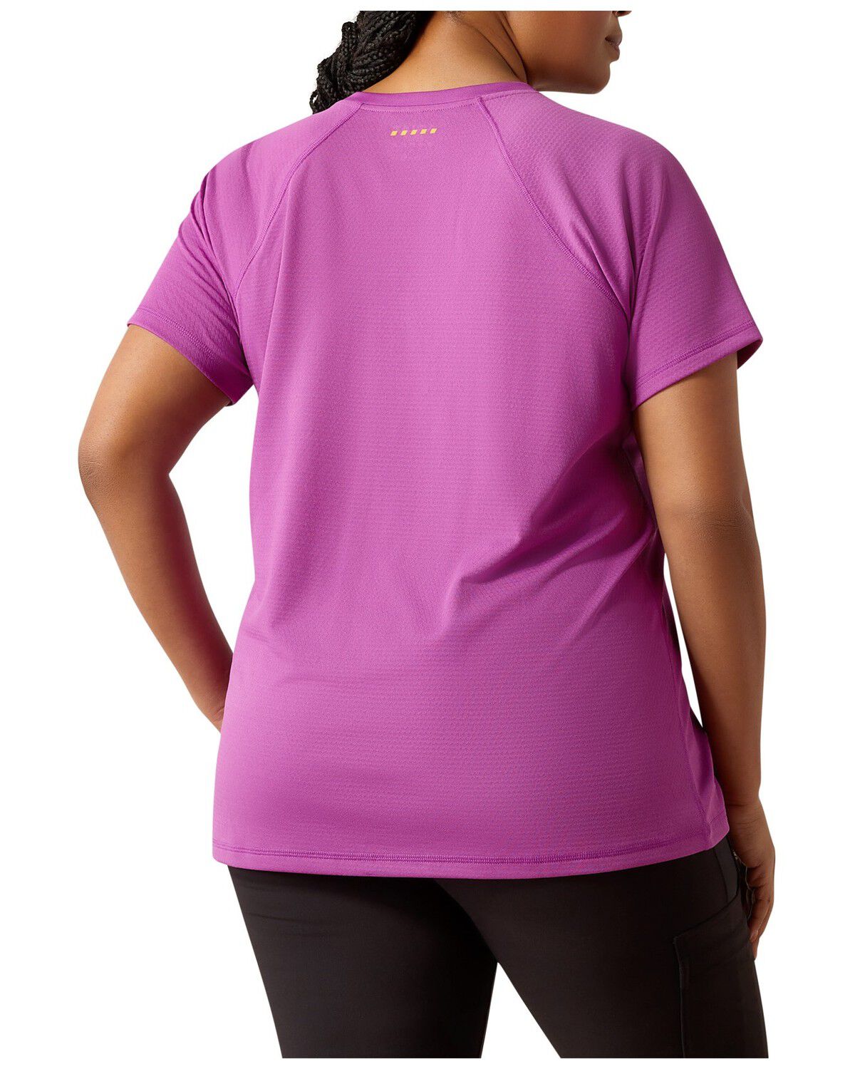 Image #2 - Ariat Women's Rebar Heat Fighter Essential Short Sleeve Work Tee - Plus, Purple, hi-res