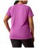 Image #2 - Ariat Women's Rebar Heat Fighter Essential Short Sleeve Work Tee - Plus, Purple, hi-res