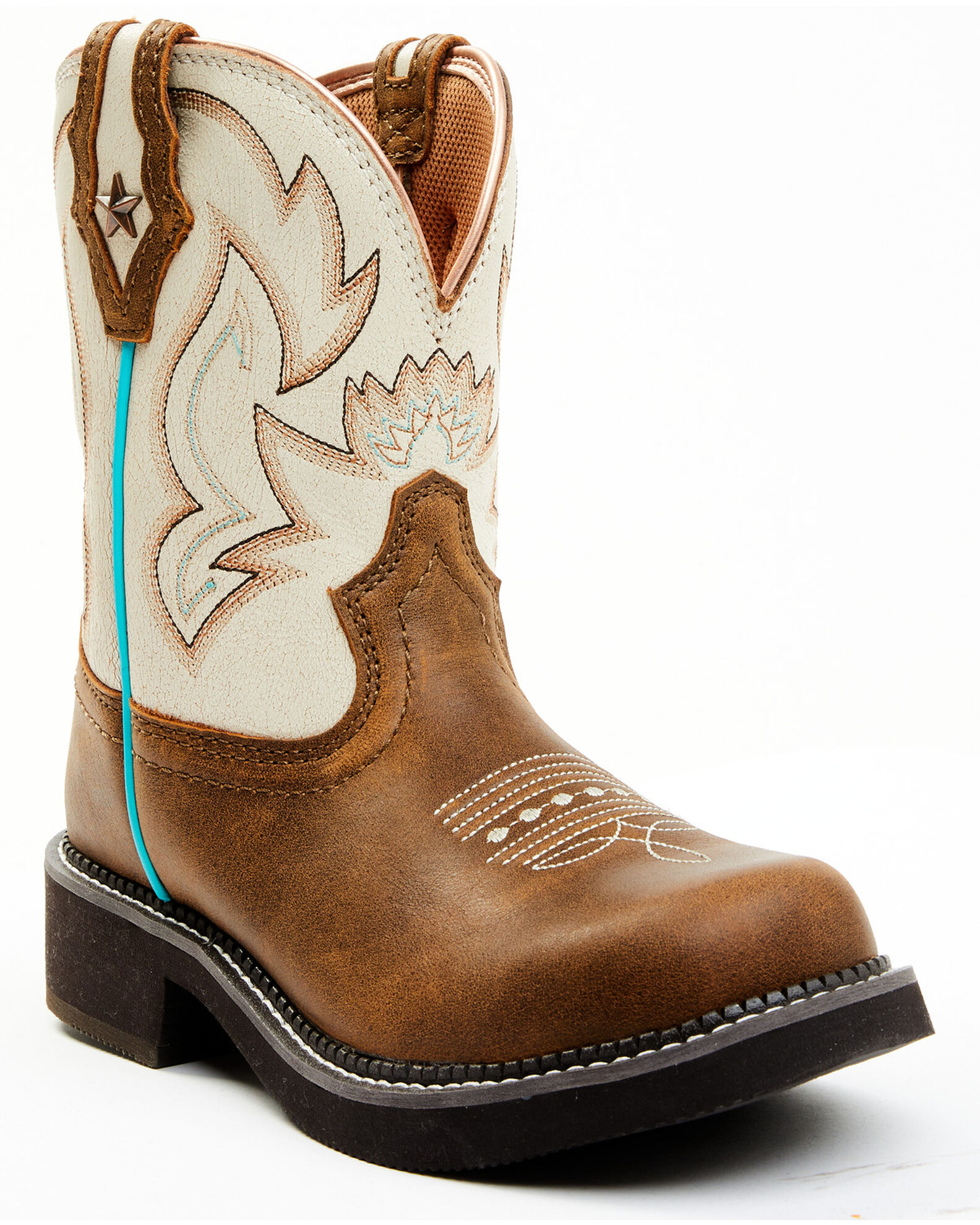 Women's round toe western boots new arrivals