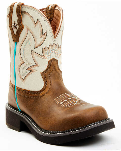 Image #1 - Shyanne Women's Fillies Cambria Western Boots - Round Toe , Brown, hi-res