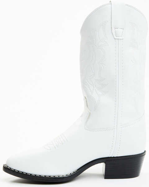 Image #3 - Shyanne Girls' Little Blanca Western Boots - Round Toe, White, hi-res