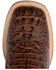 Image #6 - Ferrini Men's Caiman Croc Print Western Boots - Broad Square Toe, Rust, hi-res