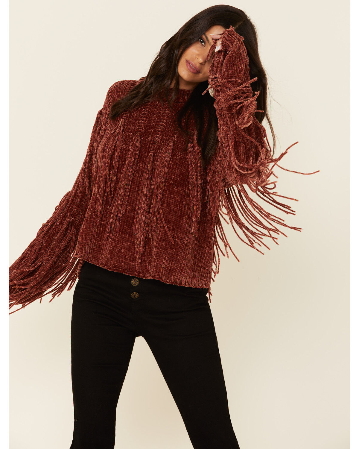 rust sweater womens