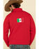 Image #2 - Ariat Men's Red Mexico New Team Softshell Jacket, Red, hi-res