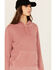 Image #2 - Carhartt Women's Relaxed Fit Midweight French Terry Hoodie, Maroon, hi-res