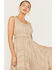 Image #2 - Scully Women's Lace-Up Jacquard Dress, Brown, hi-res