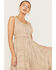 Image #2 - Scully Women's Lace-Up Jacquard Dress, Brown, hi-res