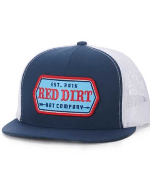 Red Dirt Hat Co. Men's High Life Trucker Cap , Navy, hi-res