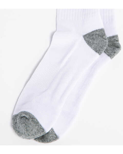 Image #1 - Cody James Men's Solid 3-Pack Crew Socks, White, hi-res