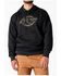 Image #1 - Dickies Men's Durable Water Resistant Hooded Work Sweatshirt, Black, hi-res