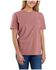 Image #1 - Carhartt Women's Loose Fit Heavyweight Short Sleeve Pocket T-Shirt, Rose, hi-res