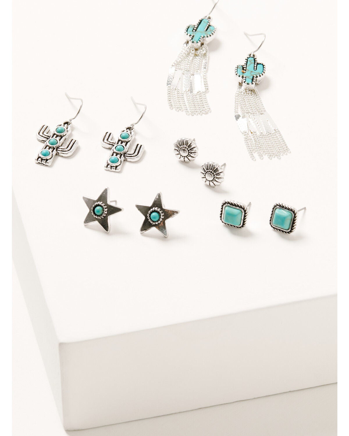 Image #1 - Shyanne Women's Cactus Earring Set - 5 Piece, Multi, hi-res