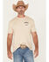 Image #2 - Kimes Ranch Men's Boot Barn Exclusive Logo Short Sleeve Graphic T-Shirt, Cream, hi-res
