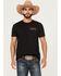 Image #2 - Pendleton Men's Boot Barn Exclusive Bison Head Short Sleeve Graphic T-Shirt, Black, hi-res