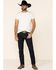 Image #1 - Levi's Men's 502 Dark Hollow Rinse Tapered Stretch Regular Straight Leg Jeans, Blue, hi-res