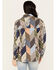 Image #4 - Cleo + Wolf Women's Patchwork Printed Shacket, Indigo, hi-res