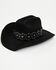 Image #1 - Shyanne Women's Juliet Wool Felt Cowboy Hat, Black, hi-res