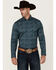 Image #1 - Cody James Men's Lasso Paisley Print Long Sleeve Button-Down Stretch Western Shirt - Tall, Blue, hi-res