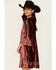 Image #3 - Shyanne Women's Velvet Beaded Mini Dress, Dark Red, hi-res