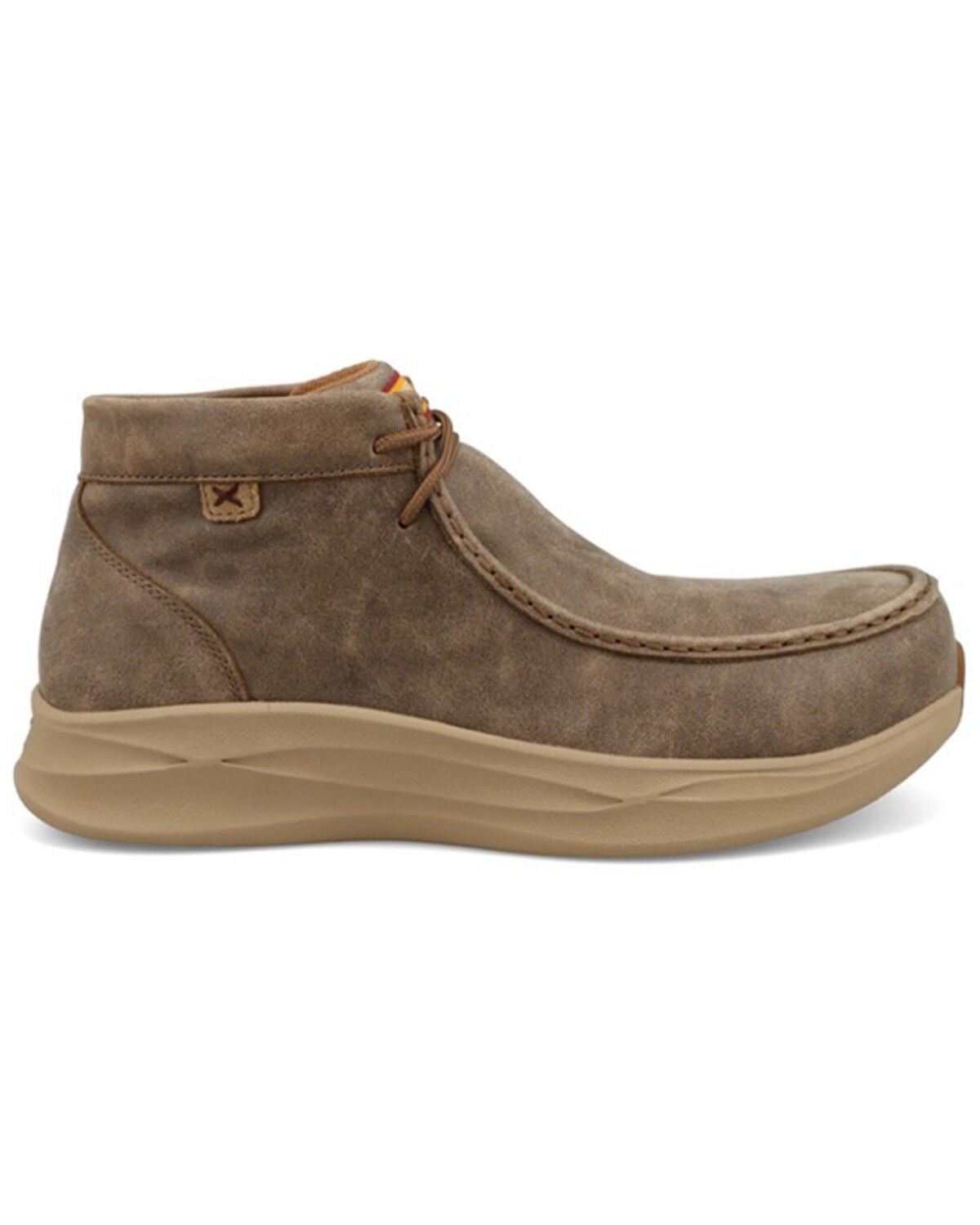 Image #2 - Twisted X Men's Feather X&trade; Moc Work Shoes - Nano Composite Toe, Brown, hi-res