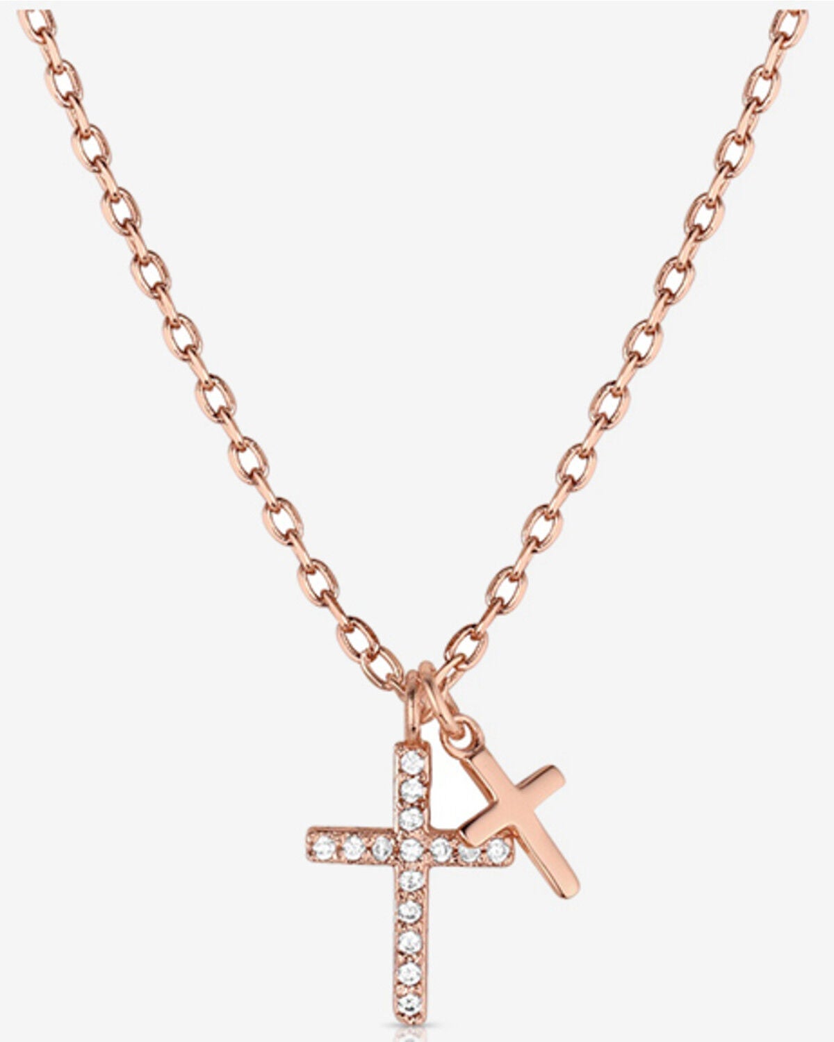 Montana Silversmiths Women's Doubled Down Faith Necklace, Multi, hi-res
