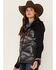 Image #2 - Cinch Women's Southwestern Stripe Ski Coat, Black, hi-res