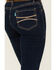 Image #2 - Hooey by Rock & Roll Denim Women's Dark Wash Mid Rise Petal Stitch Bootcut Jeans, Dark Wash, hi-res