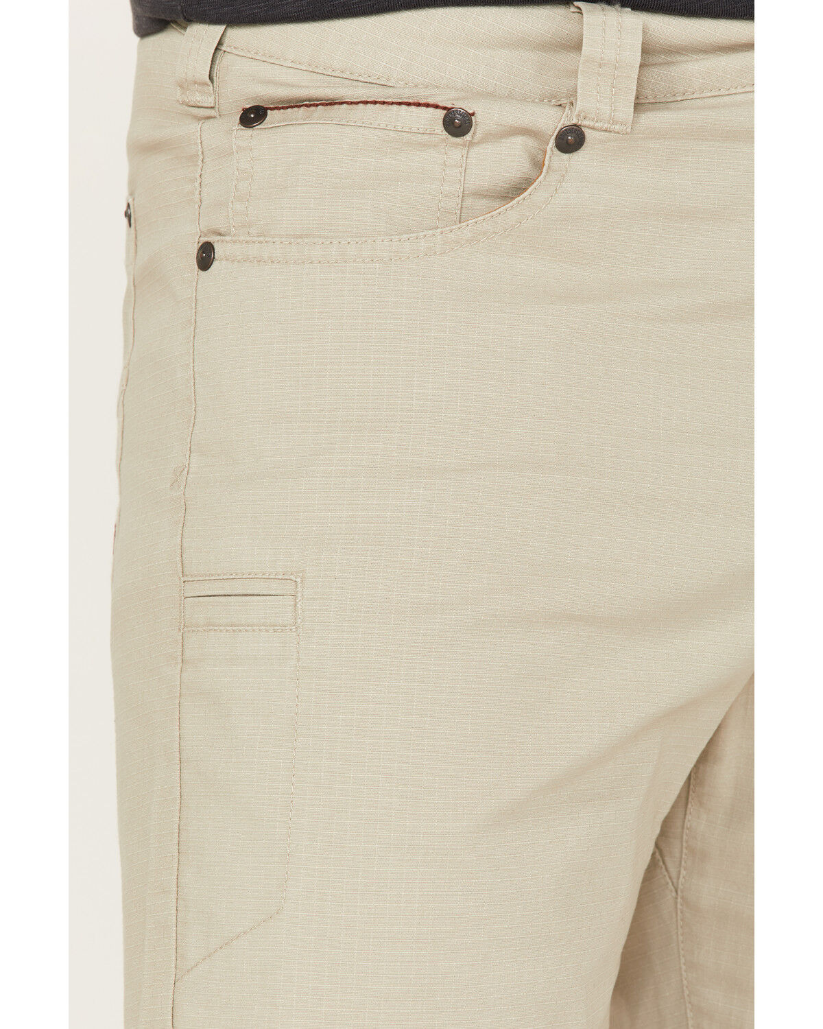Image #2 - Brothers and Sons Men's Weathered Ripstop Stretch Slim Straight Pants, Stone, hi-res