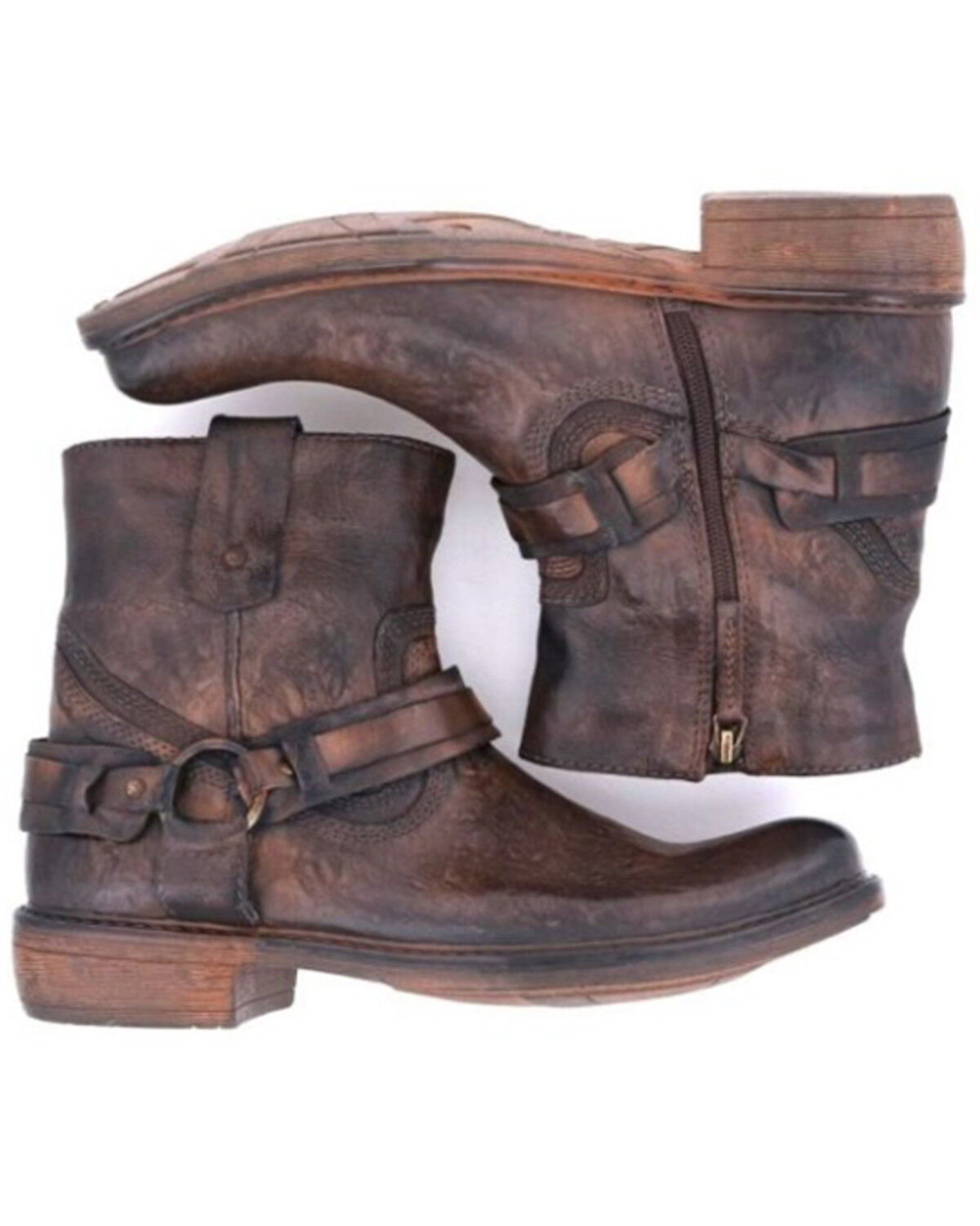 Image #3 - Roan by Bed Stu Men's Native II Western Casual Boots - Square Toe, Black, hi-res