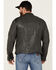 Image #4 - Maruitius Leather Men's Plexo Gray Zip-Front Leather Moto Jacket, , hi-res