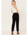 Image #3 - Rock & Roll Denim Women's Desert Print High Rise Cropped Straight Jeans, Black, hi-res