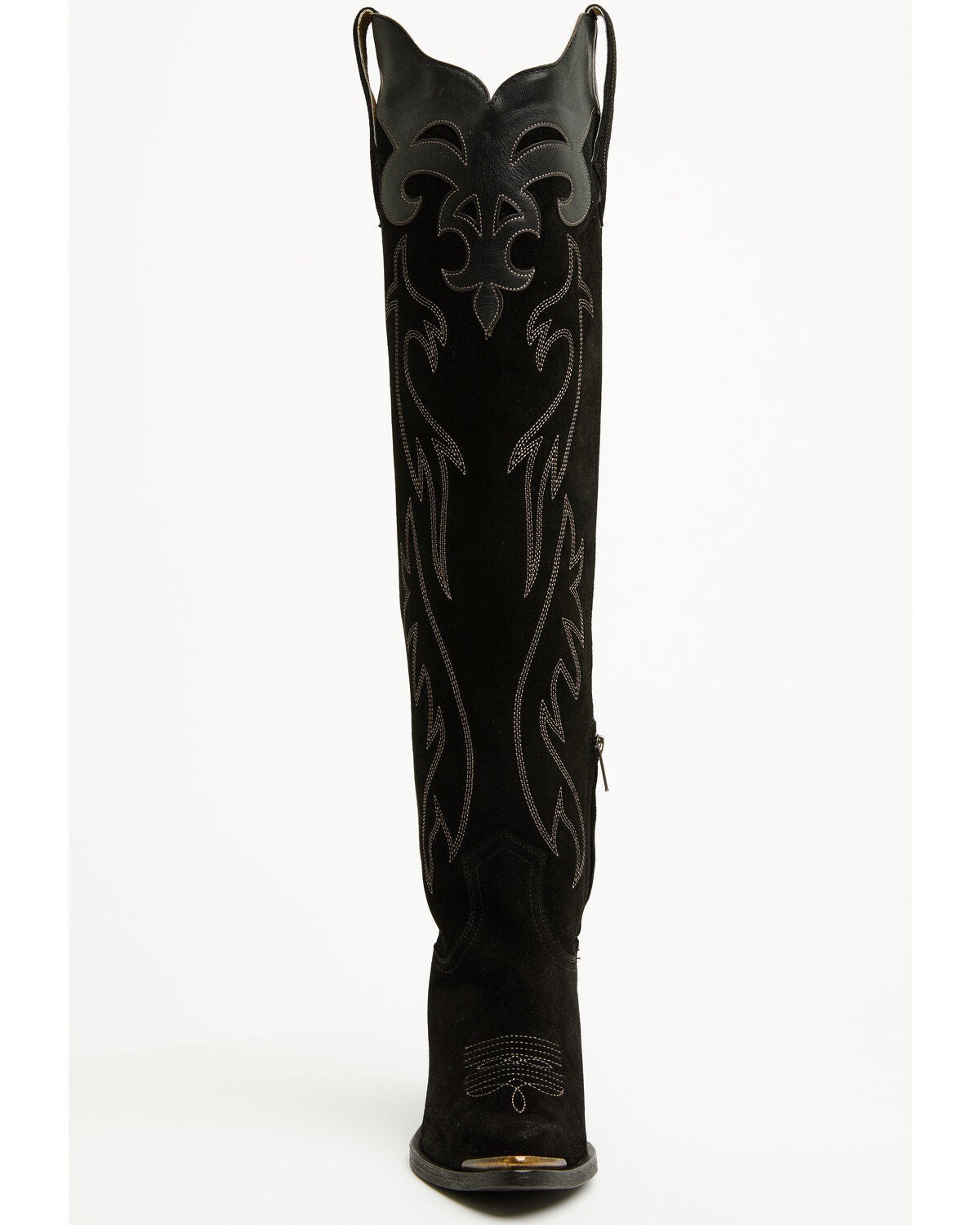 Image #4 - Idyllwind Women's Cordero Suede Tall Western Boots - Round Toe, Black, hi-res