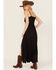 Image #4 - Idyllwind Women's Wisteria Tie Front Maxi Dress, Black, hi-res