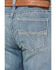 Image #2 - Rock & Roll Denim Men's Double Barrel Light Vintage Wash Relaxed Straight Stretch Jeans, Light Wash, hi-res