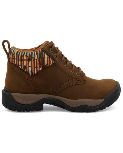Twisted X Women's 4" All Around Lace Up Hiking Multi Brown Work Boot - Round Toe , Brown, hi-res
