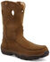Twisted X Men's Distressed Saddle Hiker Boots - Moc Toe, Brown, hi-res