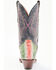 Image #5 - Dan Post Women's Exotic Watersnake Skin Western Boots - Square Toe, Green, hi-res