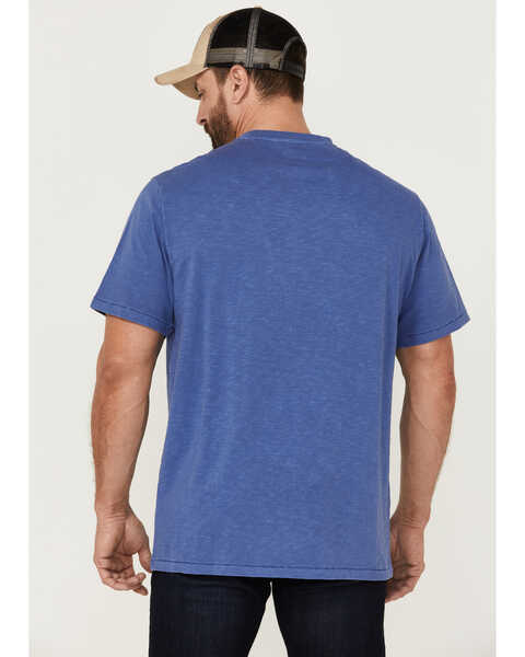 Image #4 - Brothers and Sons Men's Designated Drinker Graphic Short Sleeve T-Shirt , Blue, hi-res